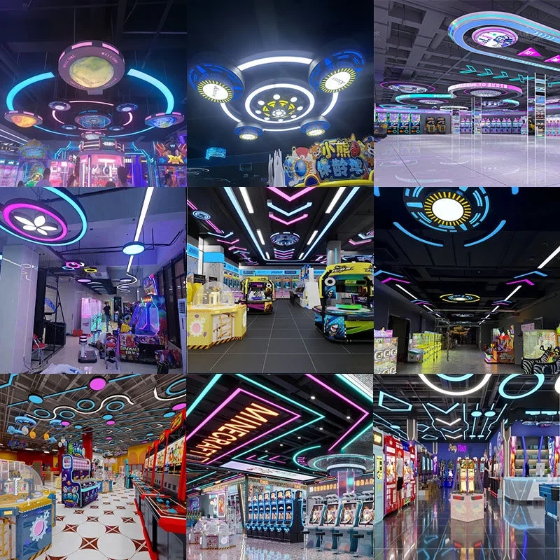 电玩城游乐场内景试玩展示